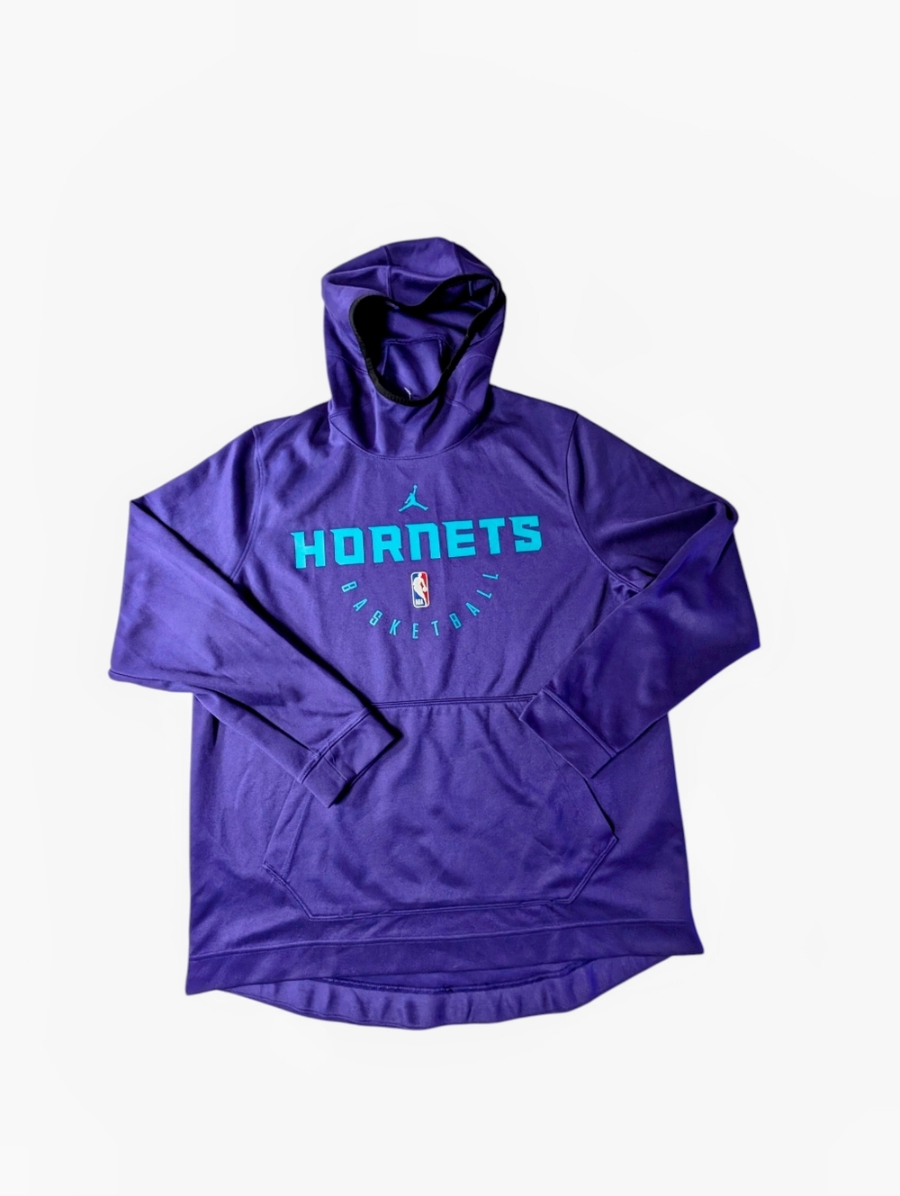 Jordan Hoodie Charlotte Hornets NBA Basketball Pullover Hoodie Men's Size Large